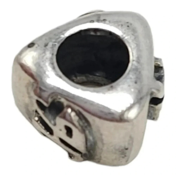 Tara’s Diary Initial H Bead Made in Ireland Sterling NOS Celtic Trinity Knot - Picture 4 of 4